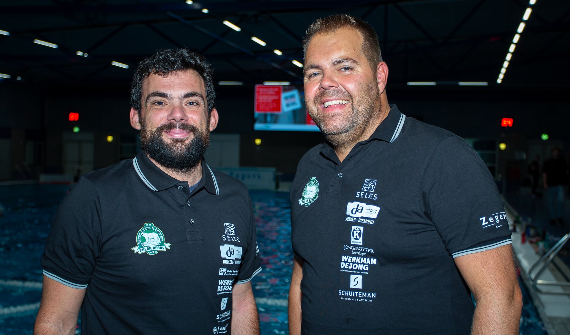 Petros Doudesis (links) en Robin Wijgers zijn de nieuwe trainers Polar Bears
