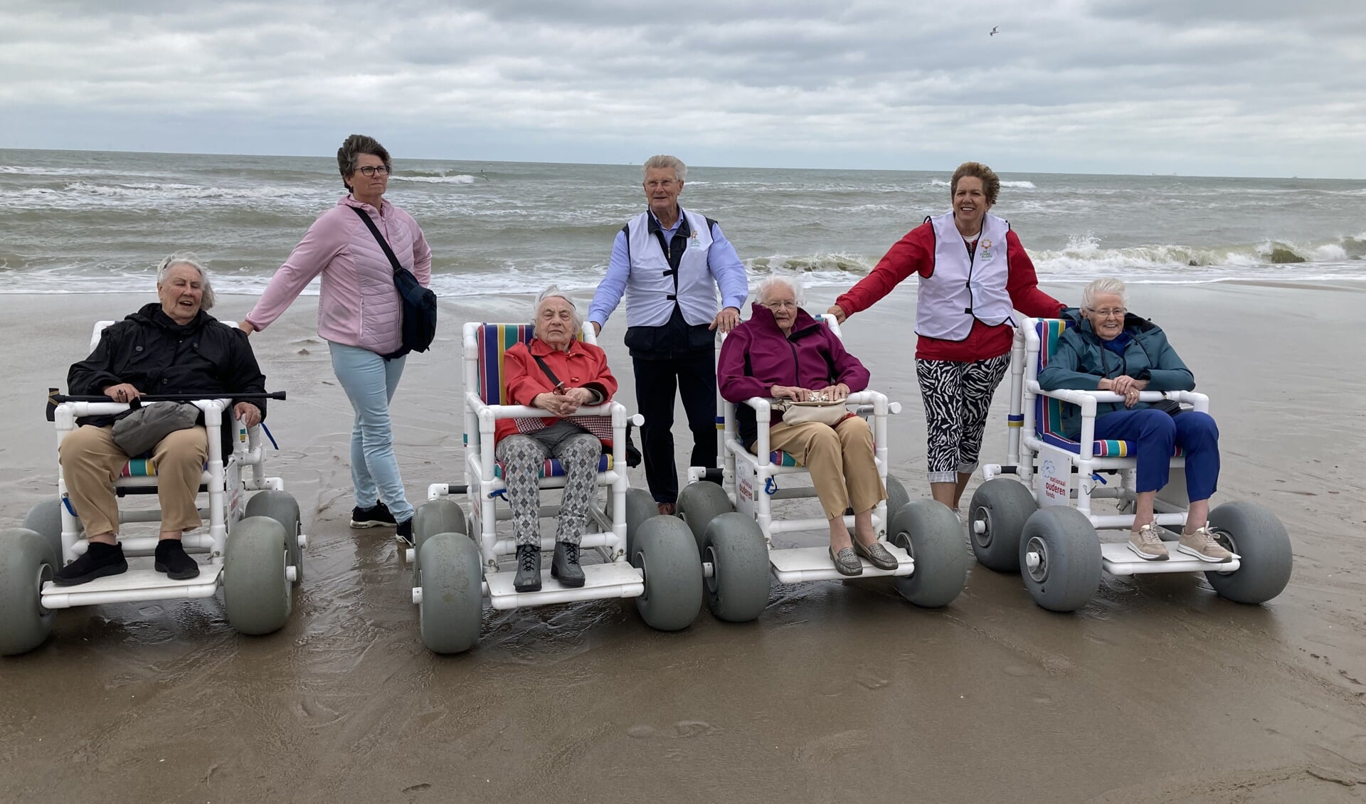 Dikke banden aan de vloedlijn