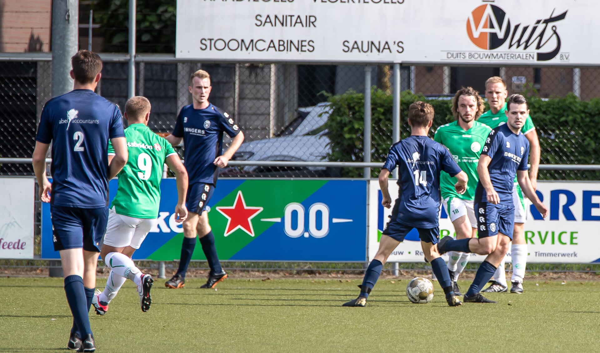 SDS '55 was, zeker in de tweede helft de veel betere ploeg. Maar scoorde te weinig voor de winst.