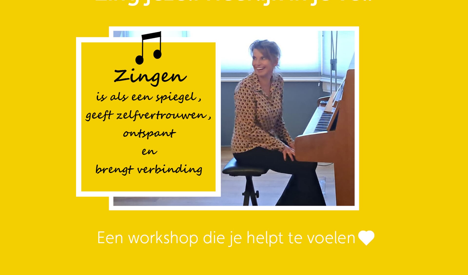 LEEFstijl3x3 workshop Zing jezelf Heerlijk in je vel!