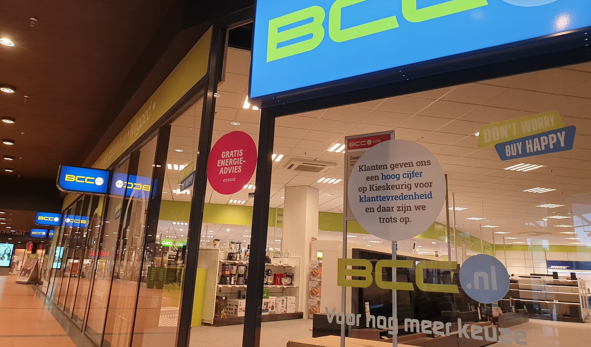 Ook in Zeist bleef de winkel van BCC gesloten. 
