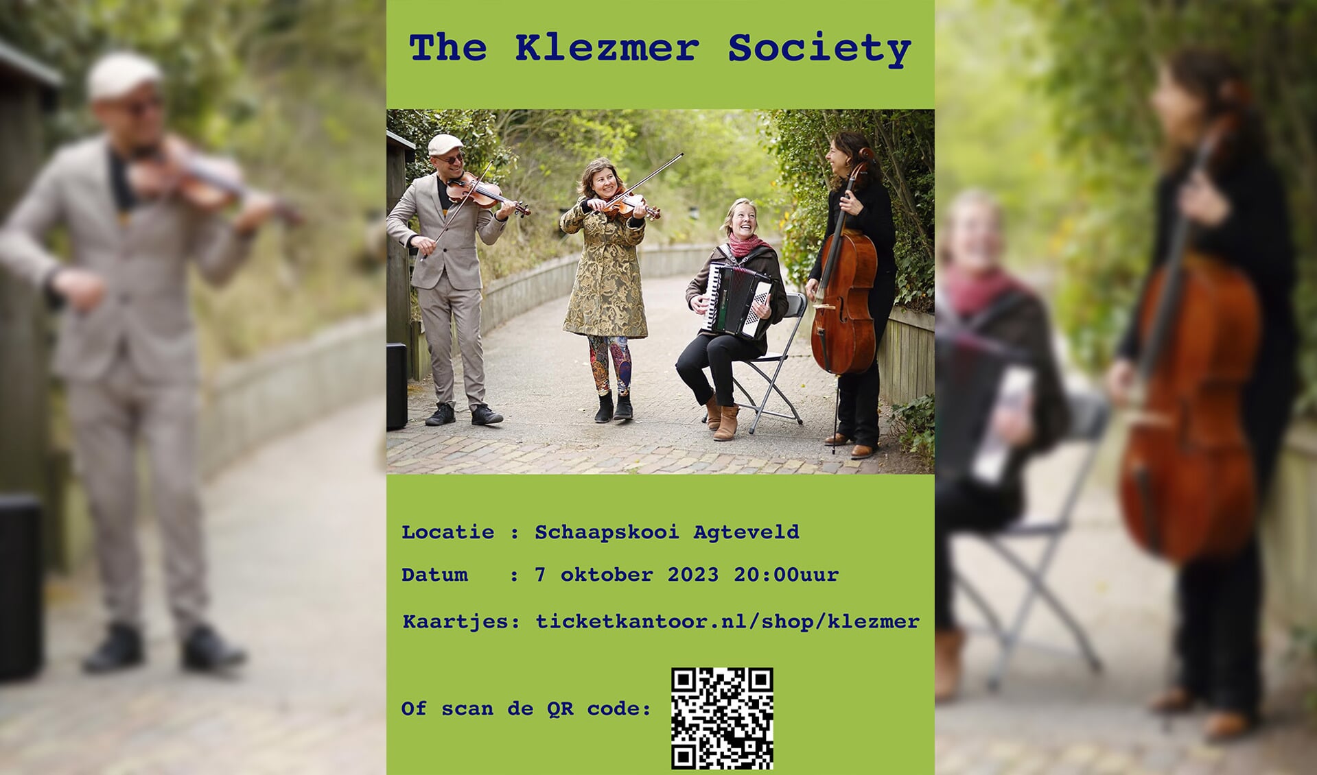 Flyer voorstelling The Klezmer Society