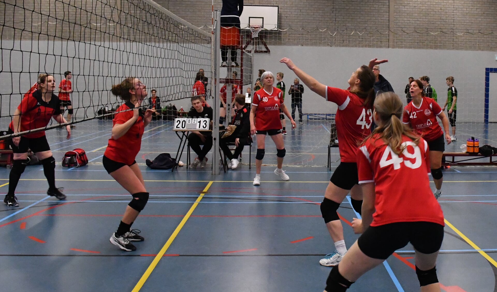 Dames 2 in actie