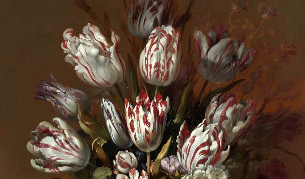 Hans Bollongier, Stilleven met tulpen, 1639, detail