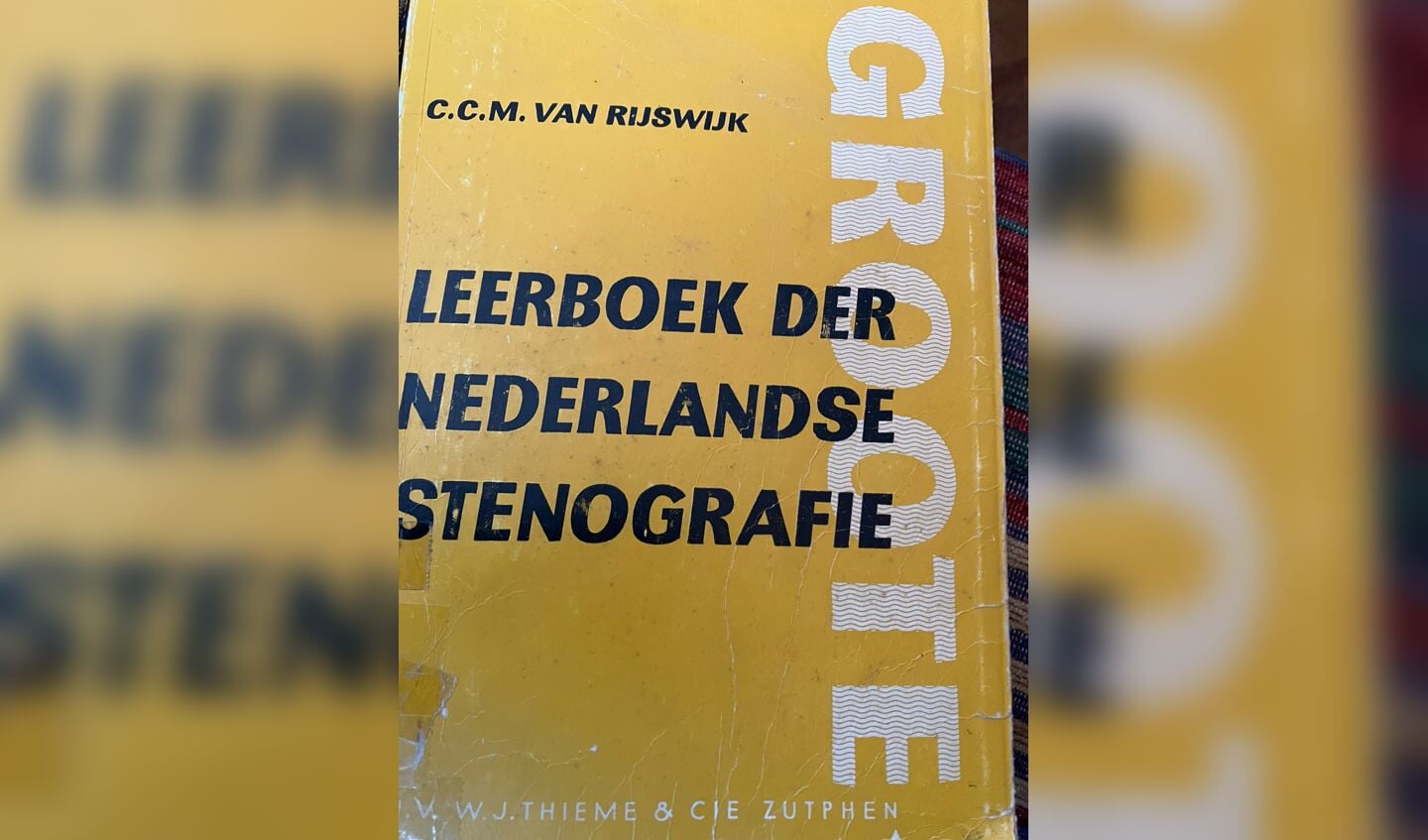 Eén van de leerboeken van Cees van Rijswijk.