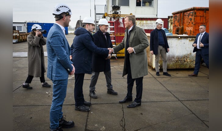 Bezoek Koning Willem Alexander aan Holland Shipyards