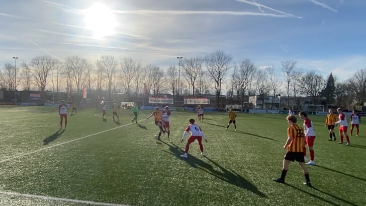 Het duel tussen Sporting Martinus en DSOV in Vijfhuizen eindigde in 0-0.
