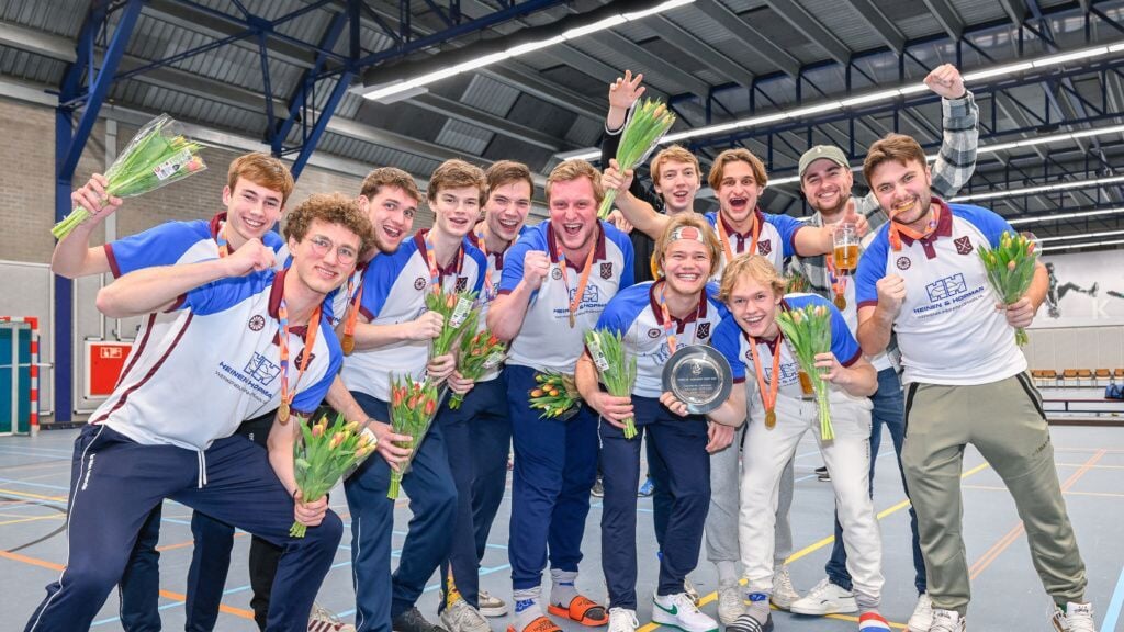 De hockeyers van BMHV zijn Nederlands Zaalkampioen geworden. 