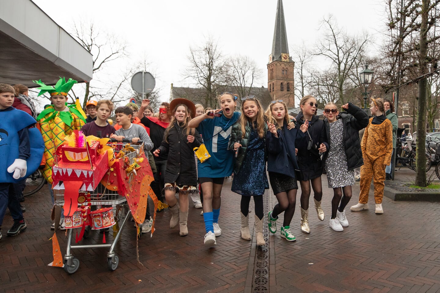 Kleintje Carnaval in Baarn groots gevierd.
