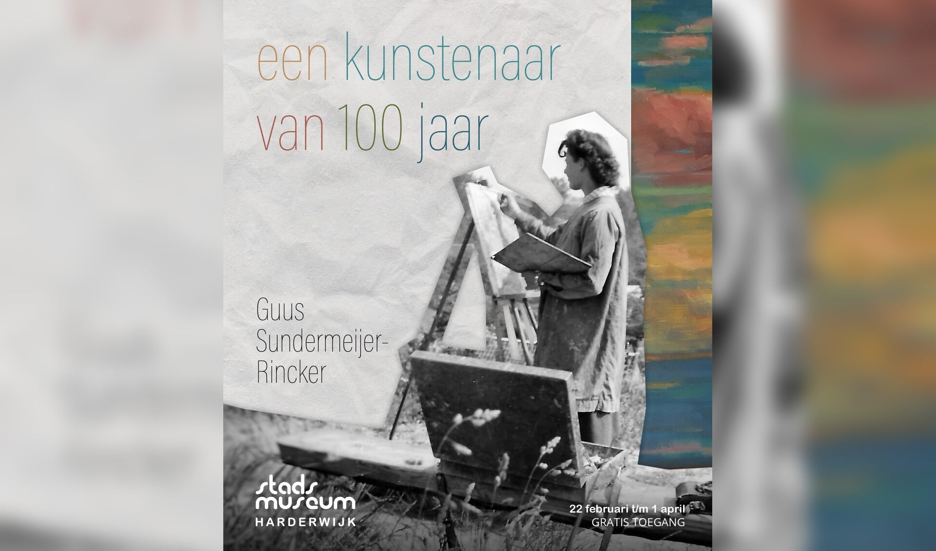 Expositie 'Een kunstenaar van 100 jaar – Guus Sundermeijer-Rincker'