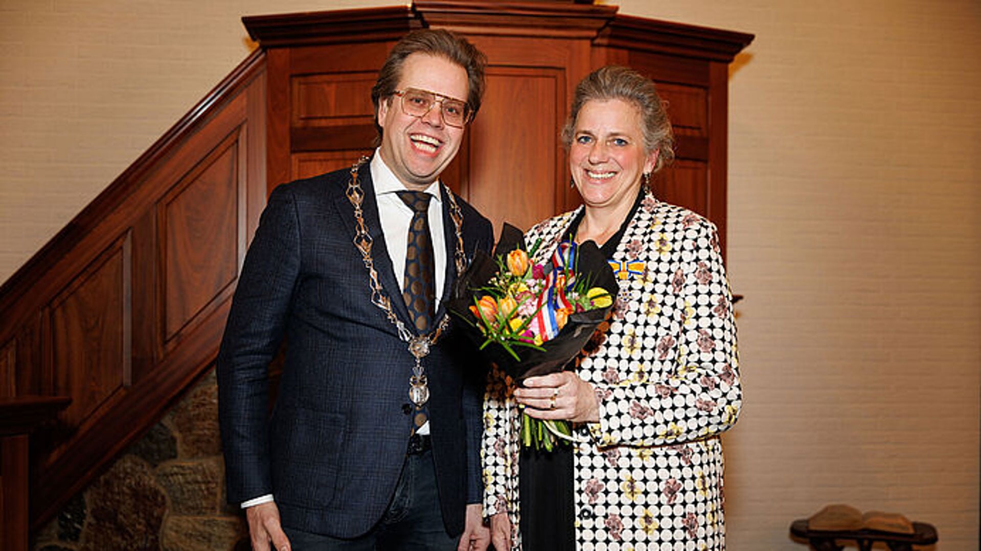 Lia le Fèbre-Ockerse ontving haar onderscheiding afgelopen zaterdag. Deze werd uitgereikt door loco-burgemeester Peter de Pater.