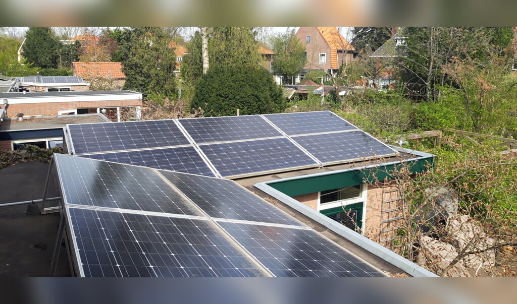 Zonnepanelen op aanbouw/garage