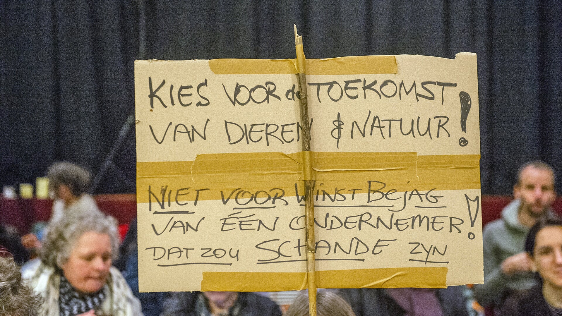 Ondanks protesten gaan de bestemmingsplannen voor het Henschotermeer door.