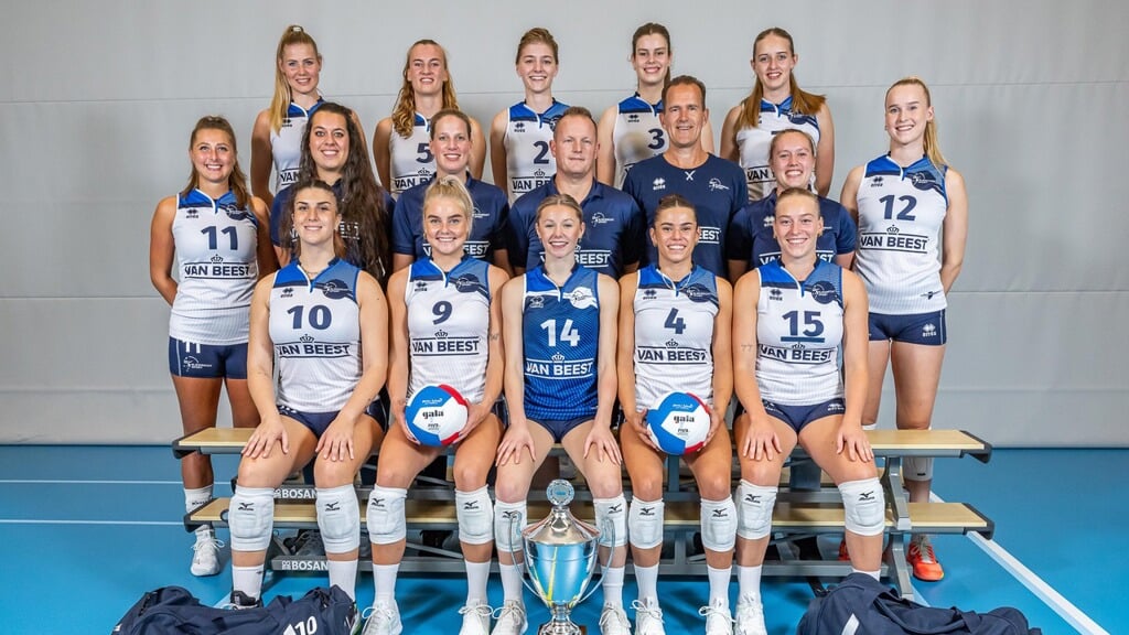 Sliedrecht Sport Dames 1 aan begin van het seizoen 2023-2024.