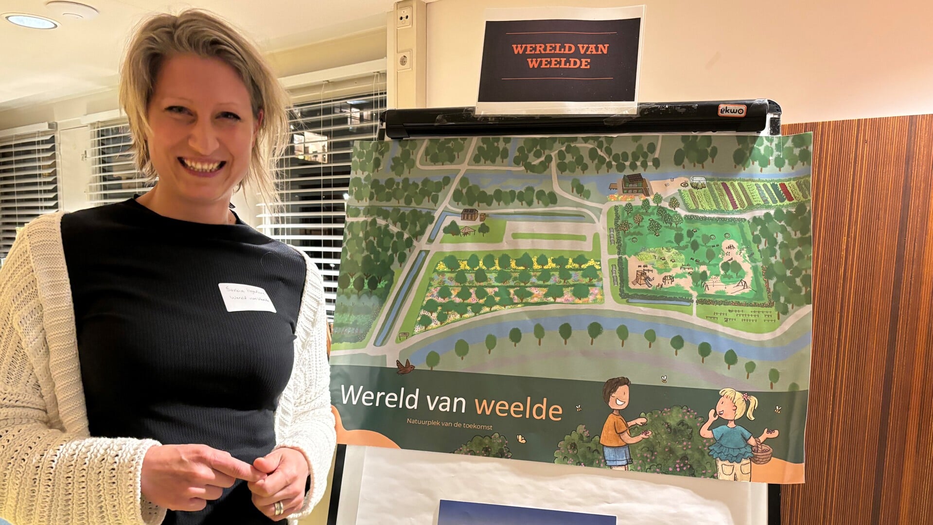Saskia Hagedoorn hoopt media 2025 de deuren van haar restaurant in bos Nieuw Wulven te openen.