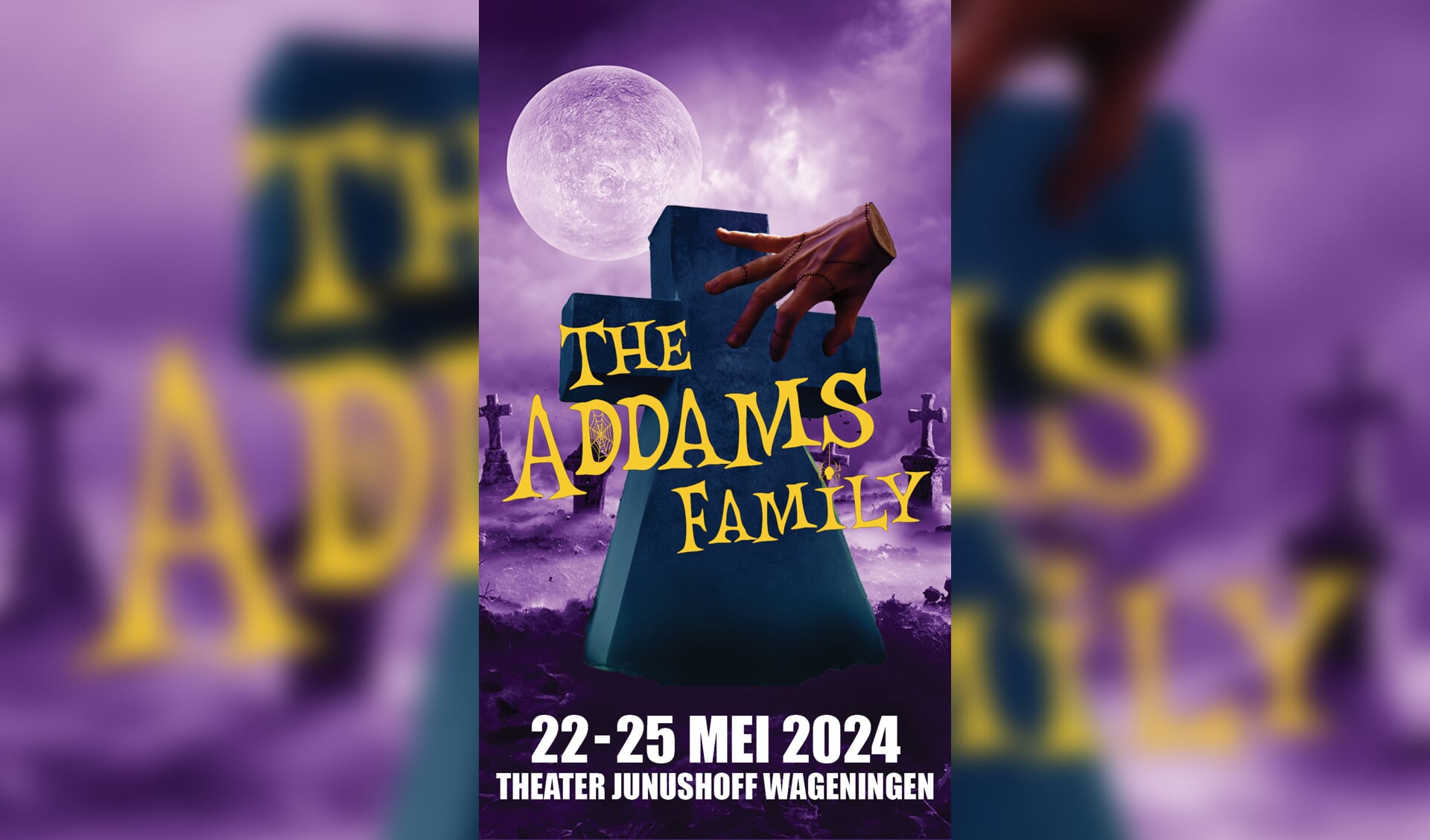 Poster 'The Addams Family' de musical