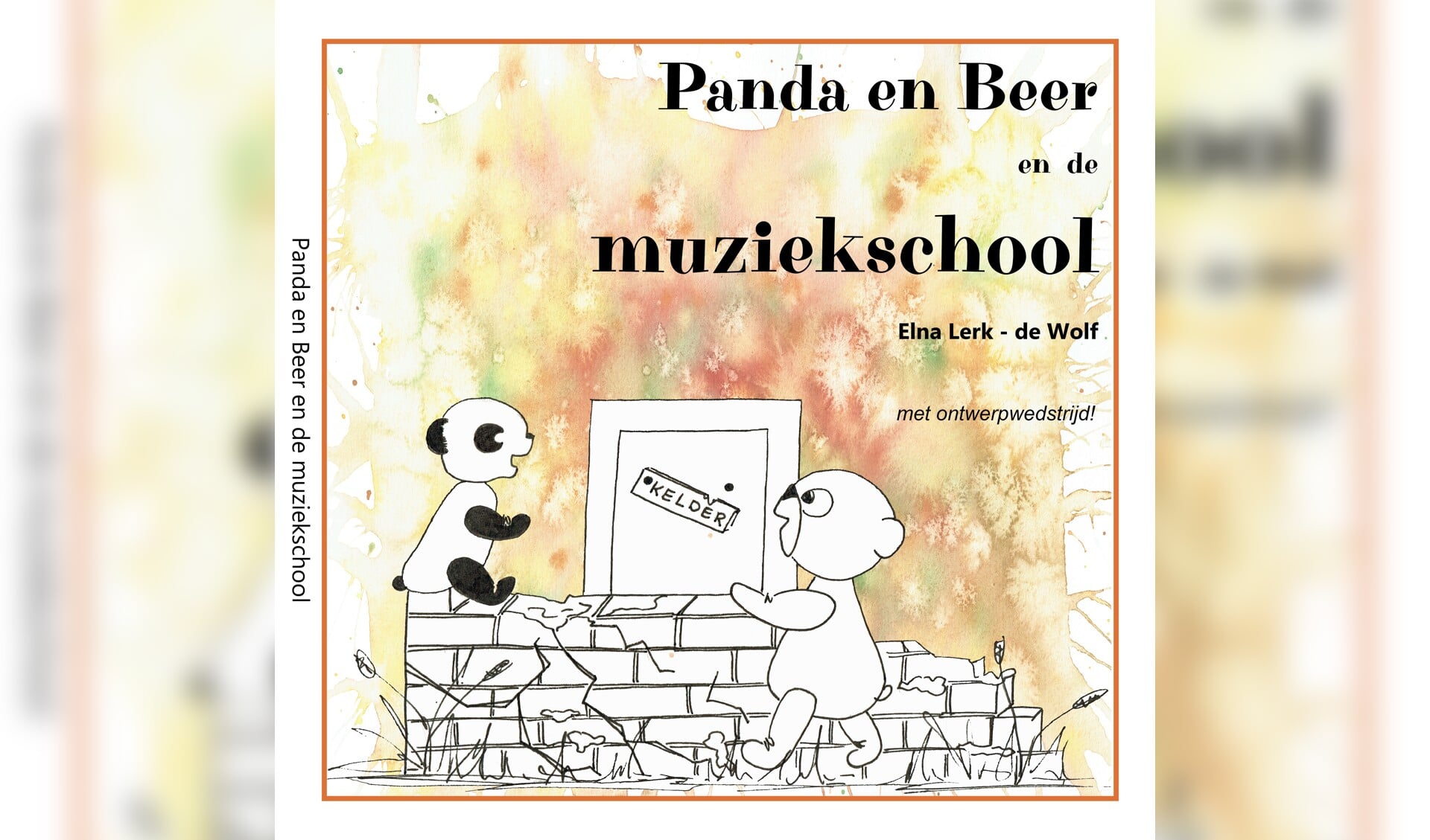 Omslag van het nieuwe Panda en Beer boekje