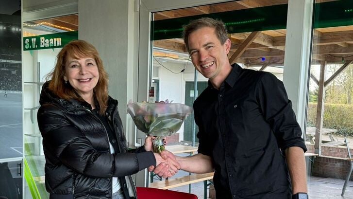 Arnout Baas en Christine Stiphout (directeur Pit Baarn)