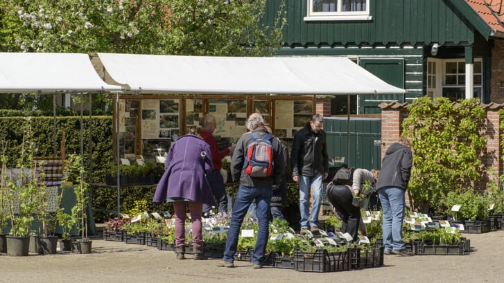 De lentemarkt op De Boschhoeve is vrij toegankelijk.