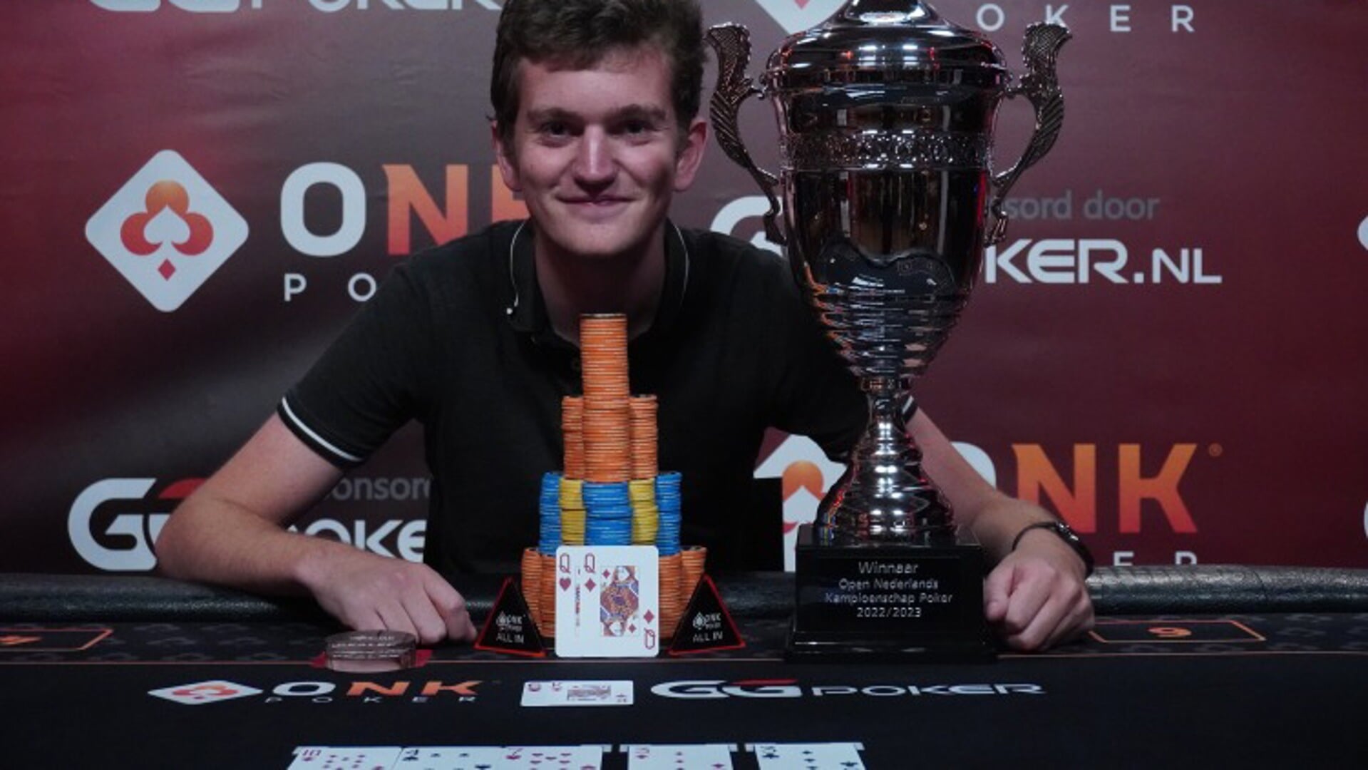 Germ de Haas is de Pokerkampioen van Nederland 2022/2023.