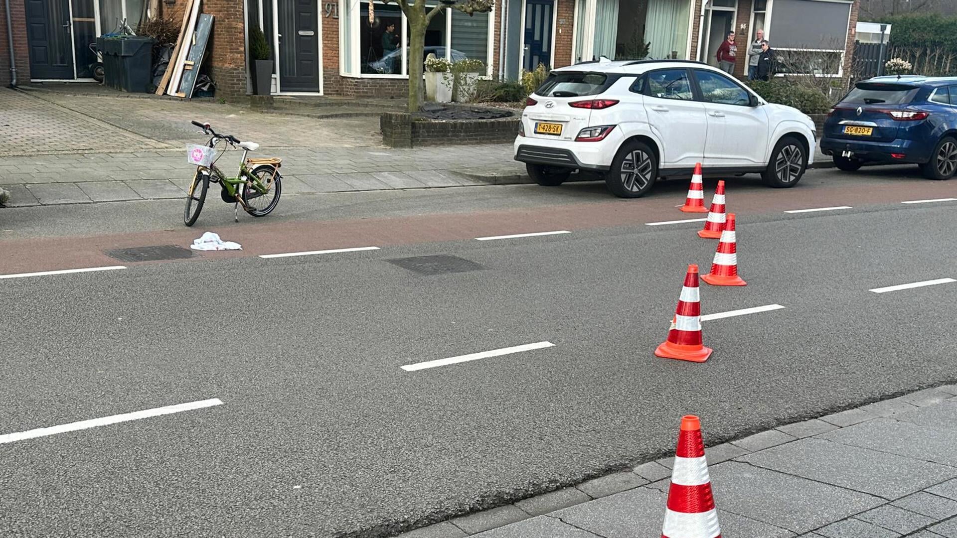 Op de Wittehagen is een ongeval gebeurd tussen een voertuig en een meisje op een fiets. 