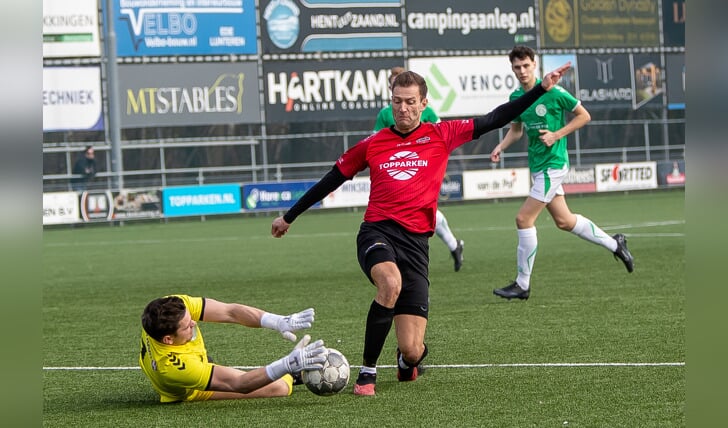 Donovan Rijlaarsdam scoorde weer een mooi doelpunt.