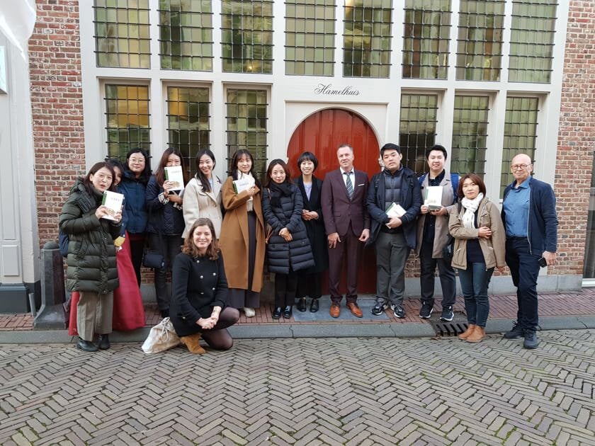 Koreaanse journalisten bezochten in november vorig jaar het Hamel Museum