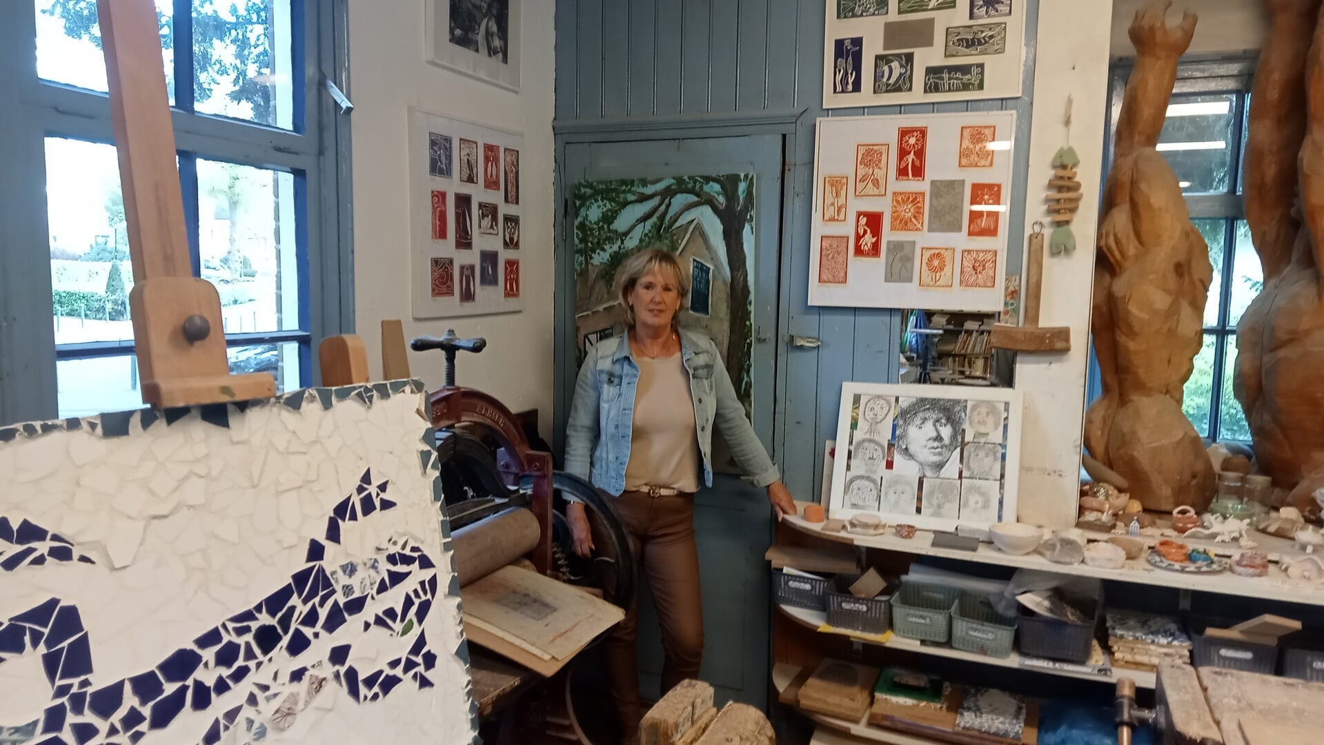 Bernadette van Uden Gros neemt donderdag afscheid van Atelier Langs Jan.