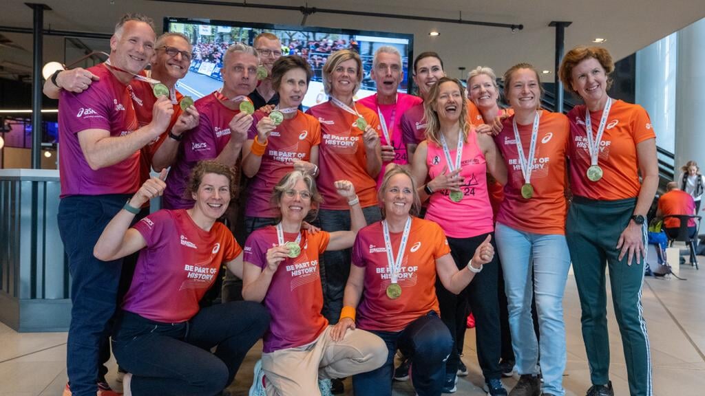 Houtense deelnemers aan de Marathon Rotterdam 