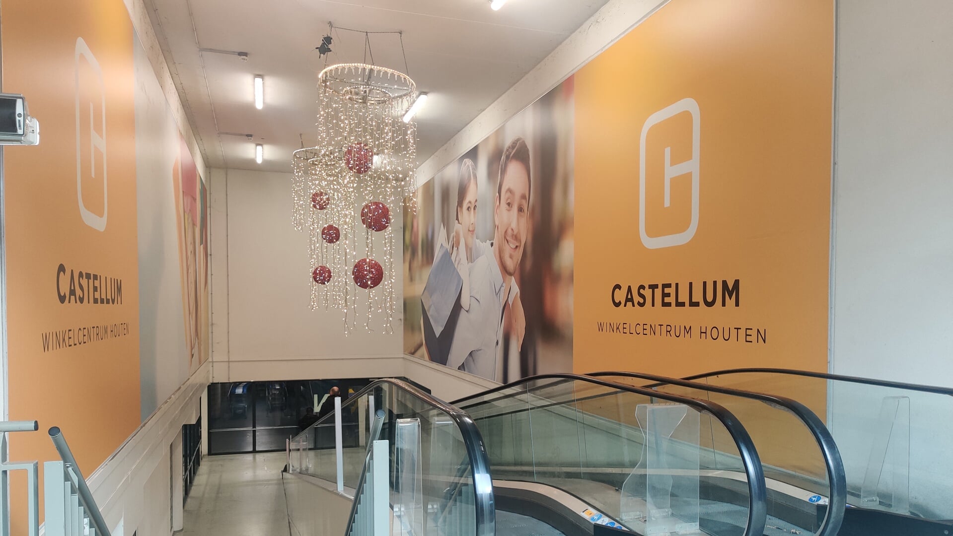 De rolpaden in winkelcentrum Castellum