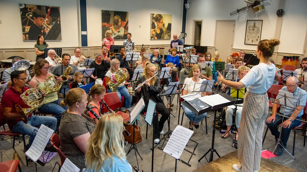 Orkest o.l.v. Sterre van WijgerdenFoto: Theo Bos/Archieffoto De Bazuin
