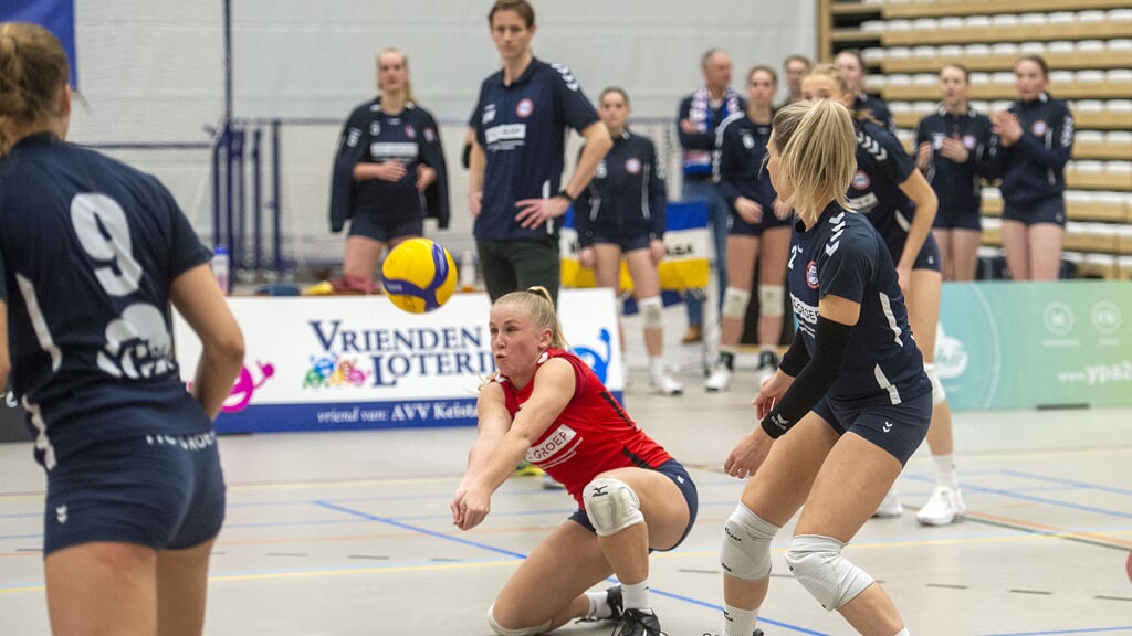 'Het eerste dames volleybalteam van AVV Keistad werd donderdag 21 maart kampioen in de Topdivisie B (op archieffoto). Zaterdag 20 april speelden ze om het algemeen kampioenschap in de topdivisie tegen Get Fit Girl/Veracles in Groningen.'