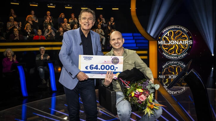 64.000 euro voor Sebastiaan uit Zeist bij VriendenLoterij Miljonairs.