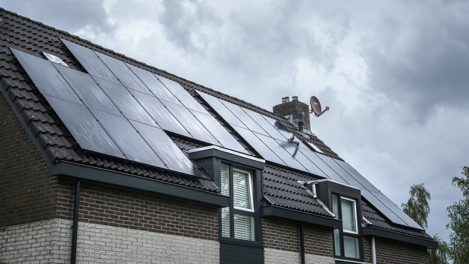 Steeds meer huizen in de gemeente hebben zonnepanelen.