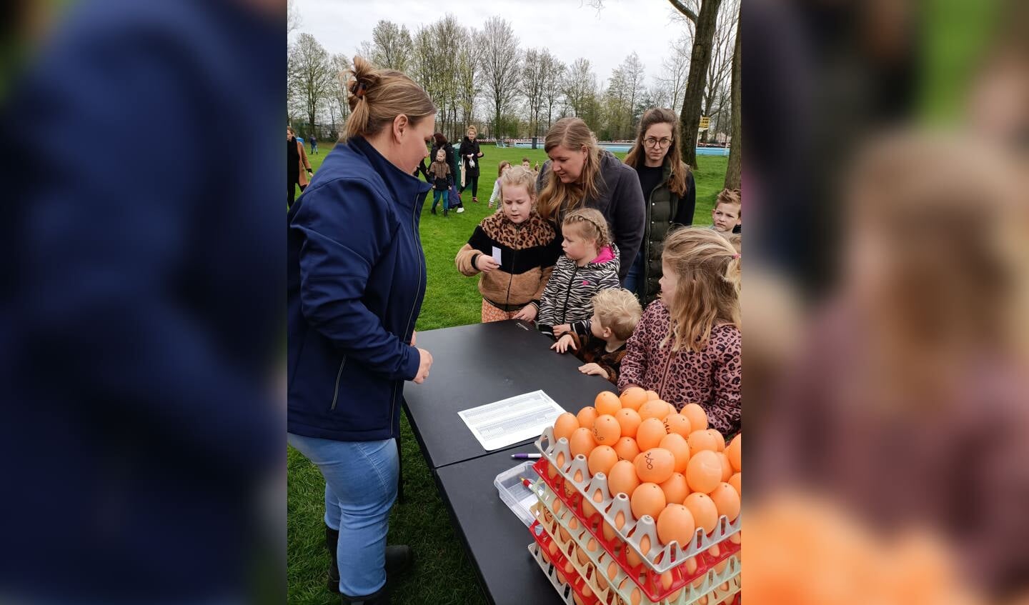Het zoekfestijn werd georganiseerd de vrijwilligers van Oranjevereniging Scherpenzeel.