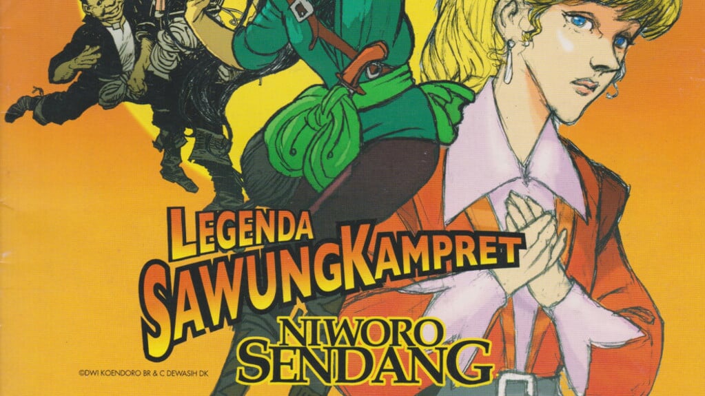 De cover van het Indonesische stripverhaal Niworo Sendang, waarvan de Amersfoortse Jolien van der Geugten een Nederlandse versie hoopt uit te geven. 