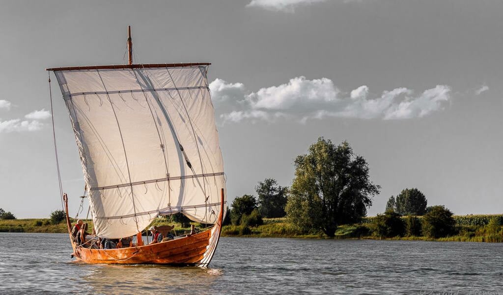 Een inmiddels vertrouwd beeld op de rivier