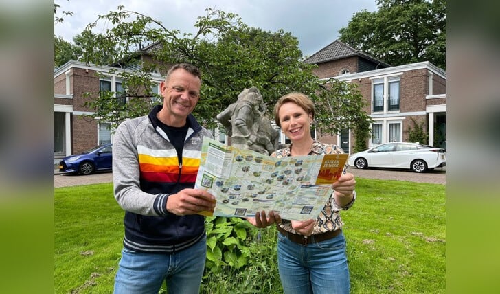 Ferry Verheij & Anika van der Kevie met de 'Kijk in je Wijk