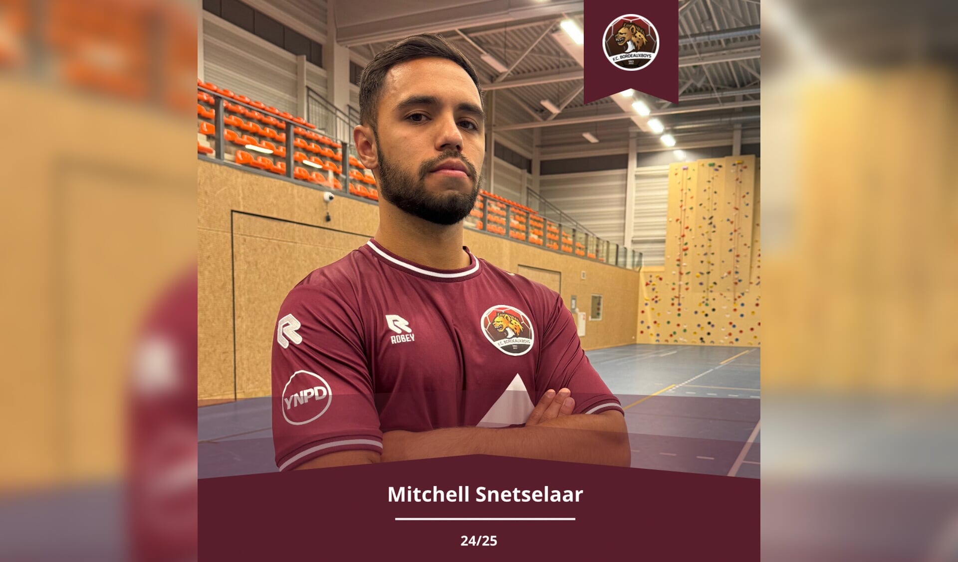 Mitchell Snetselaar gaat selectie FC Bordeauxboys zeker versterken.