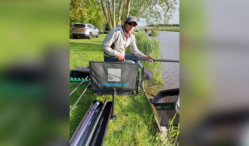 Menno Klop wint bij de zaterdagwal met ruim 20 kilo vis gevangen