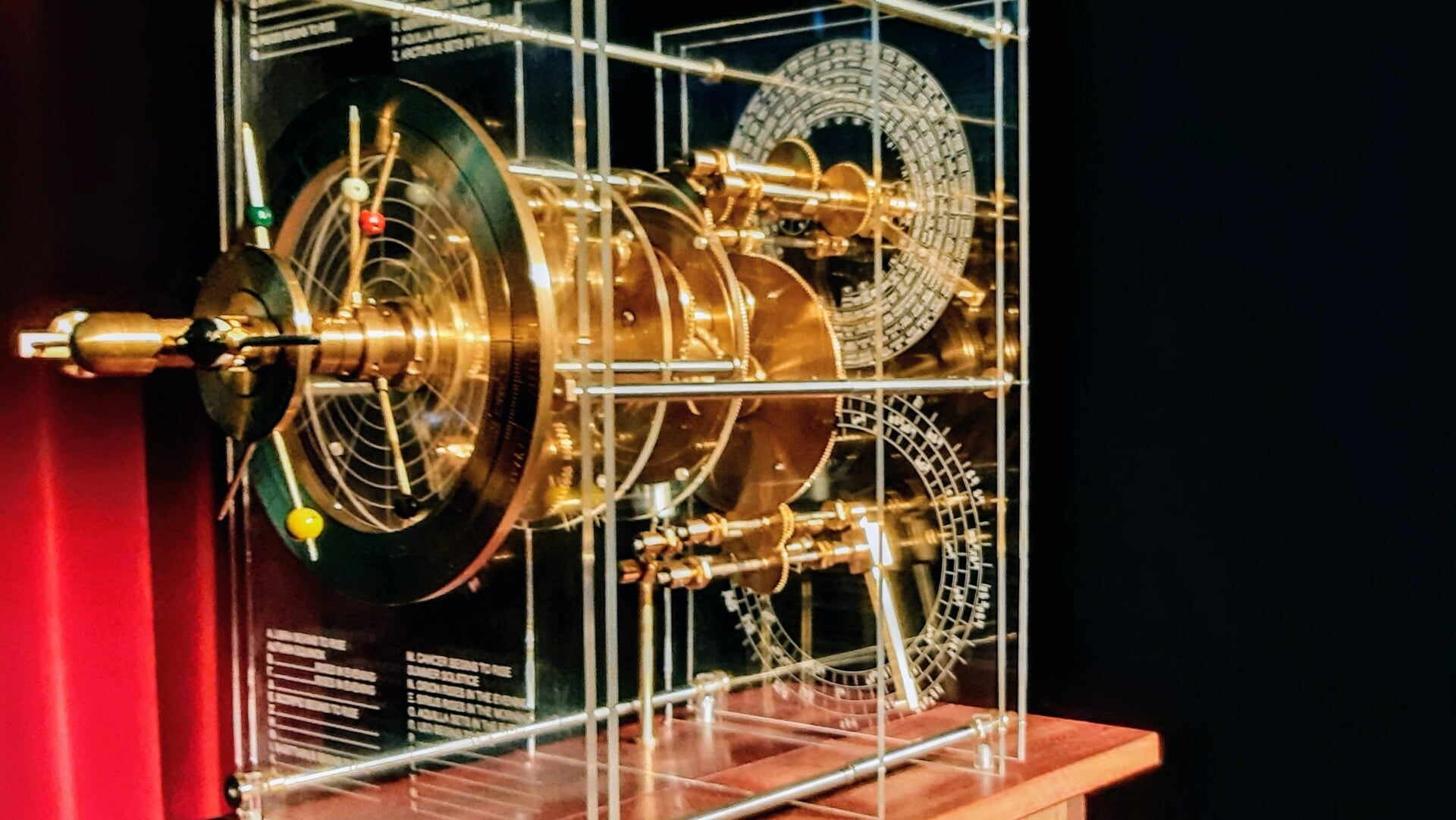 De replica van het Antikythera Mechanisme door Wim Horseling.