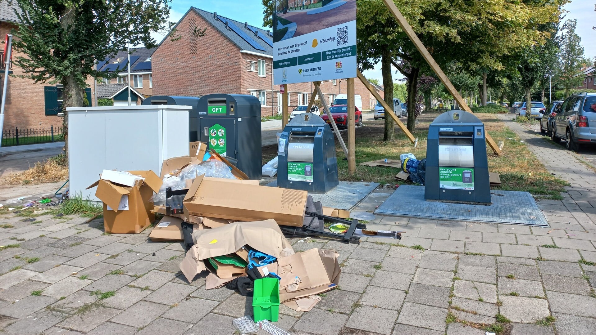 Afvaldumping in de Haarwijk