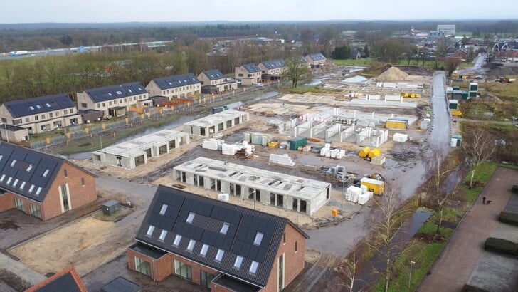 Woningbouw in Stroe.