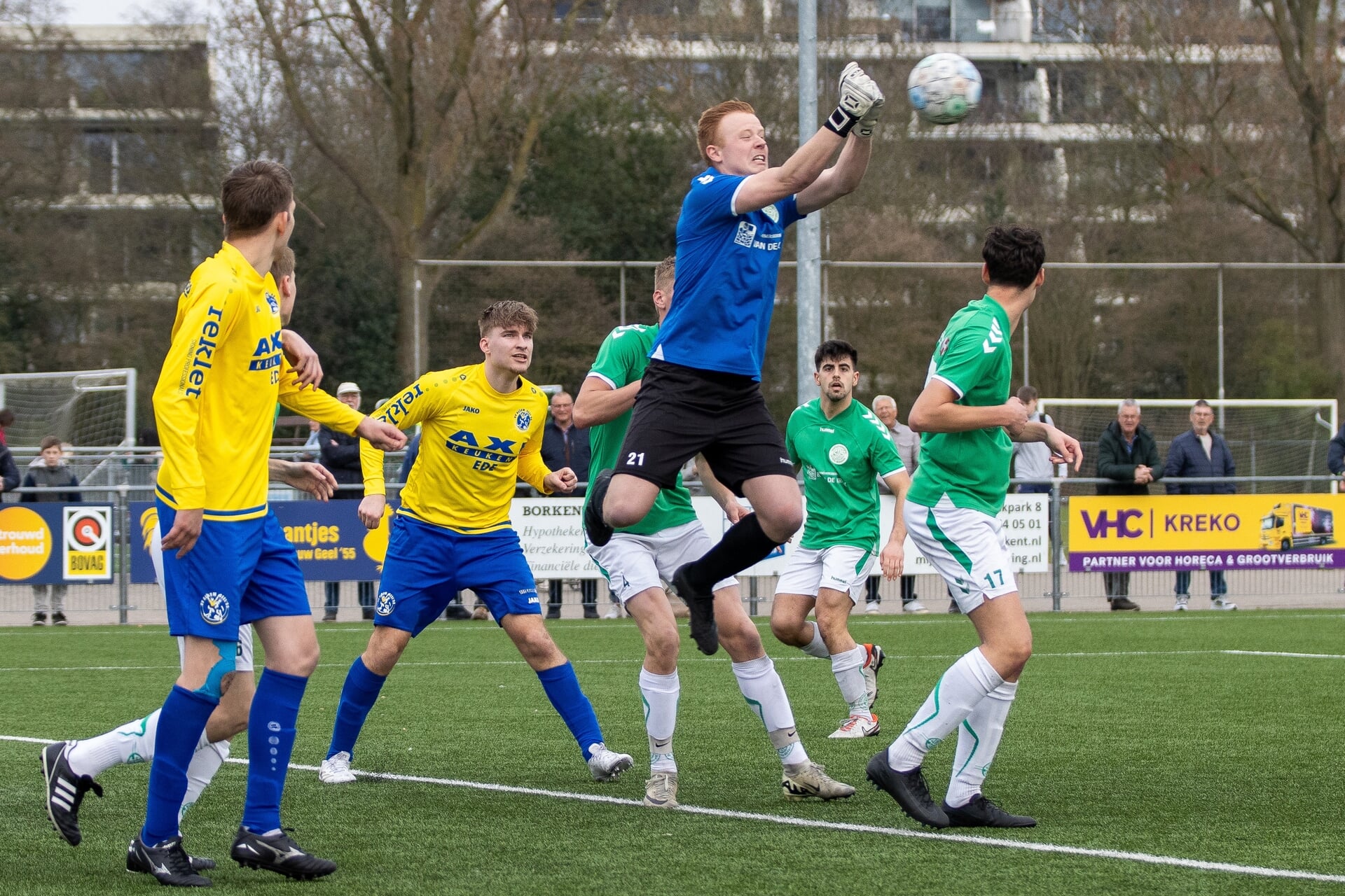 SDS '55, met een uitblinkende doelman Jaco van Veldhuizen speelt zeker nacompetitie.