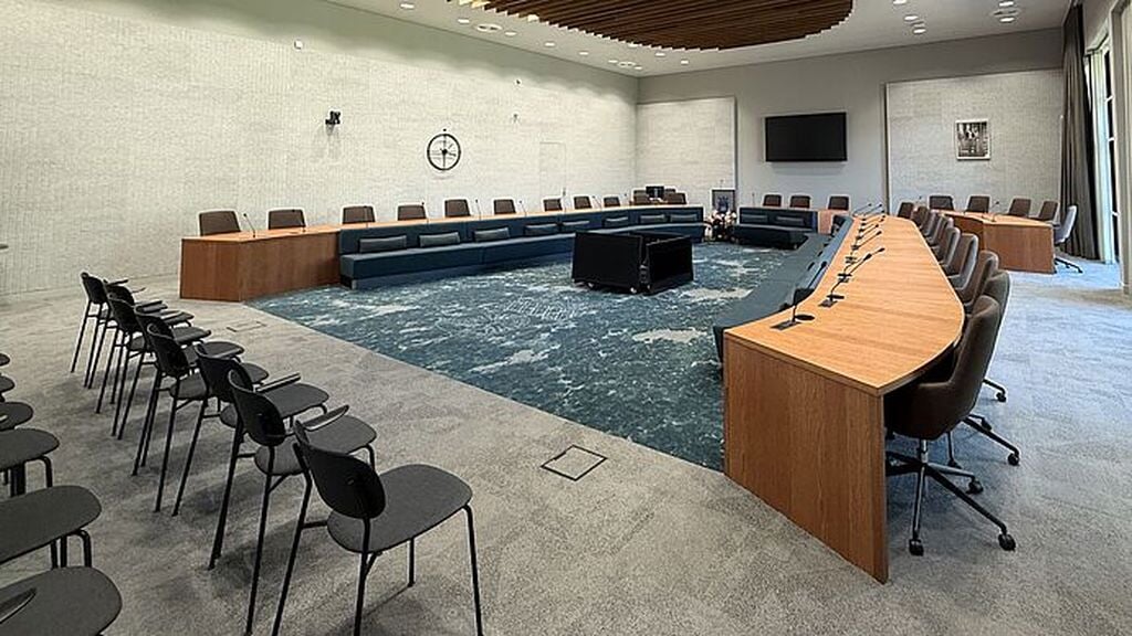 Raadszaal gemeente Ermelo.