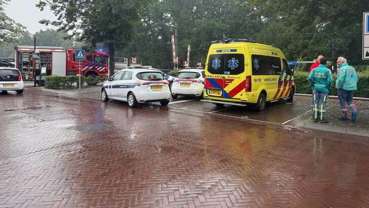 Ongeval ten hoogte van station Ermelo.