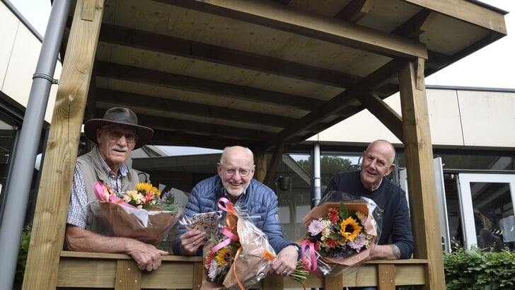 Van links naar rechts: Martin Mosterd, Cees Simon en Han Hengeveld.