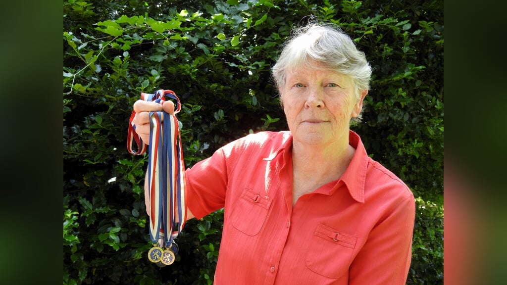 Henny Top werd driemaal Nederlands kampioene op de weg. 