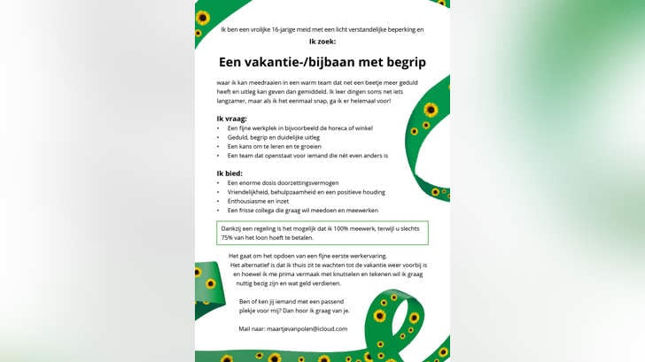 Flyer voor bedrijven in Ede