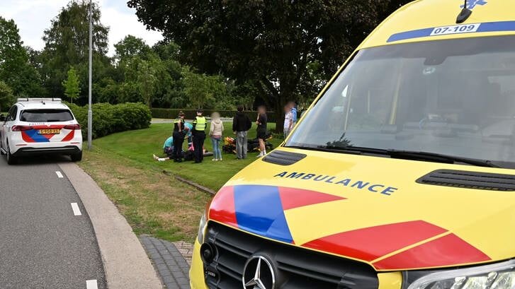 Eenzijdig ongeval Barnseweg Barneveld.